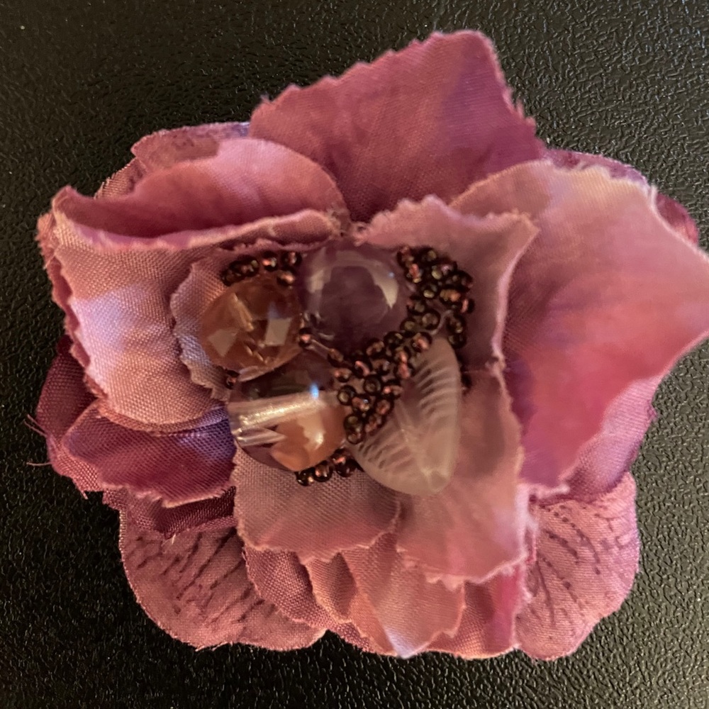 Beautiful handmade flower pin